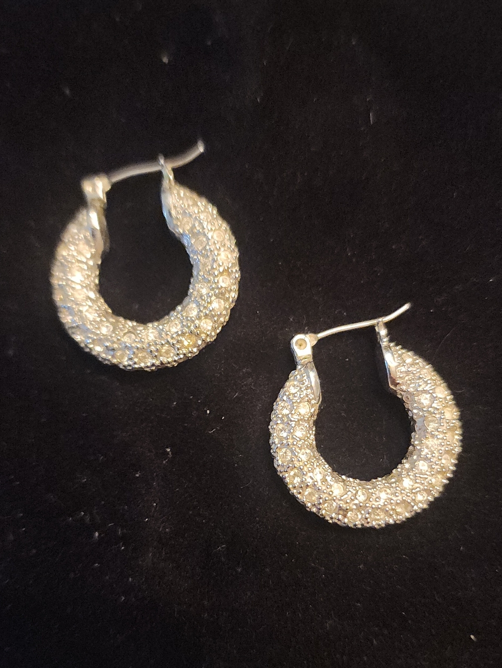 Crystal Hoop Earrings